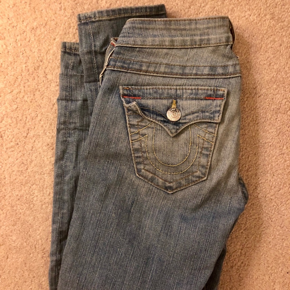 TRUE RELIGION Julie low rise skinny jeans size 26